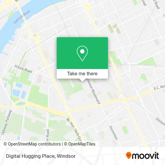 Digital Hugging Place map