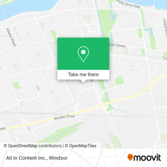 All In Content Inc. map
