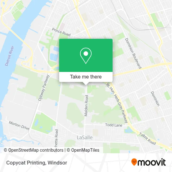 Copycat Printing map