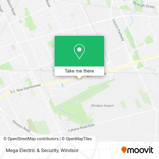 Mega Electric & Security map