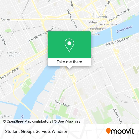Student Groups Service map