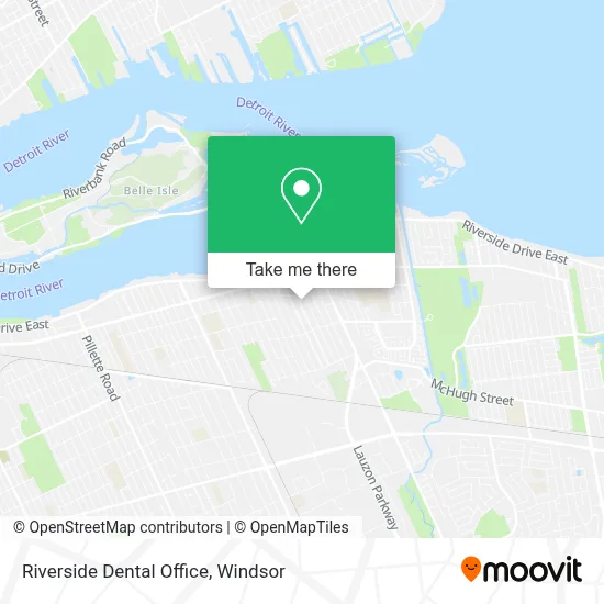 Riverside Dental Office map