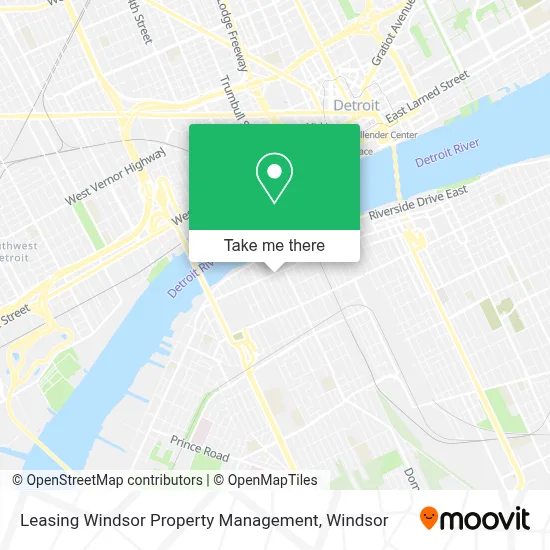 Leasing Windsor Property Management map
