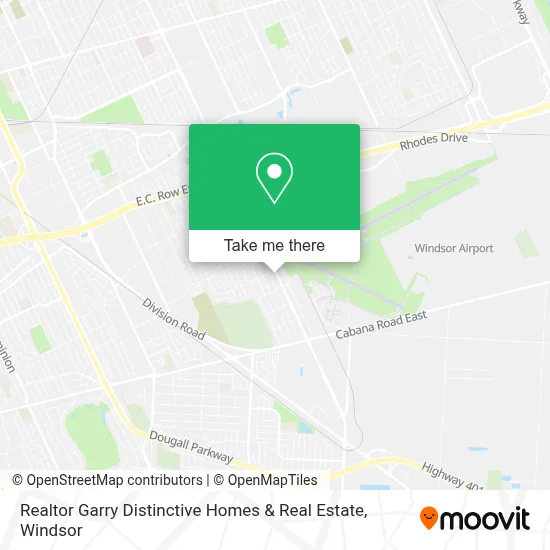 Realtor Garry Distinctive Homes & Real Estate map