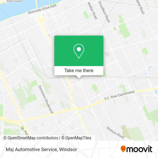 Msj Automotive Service map