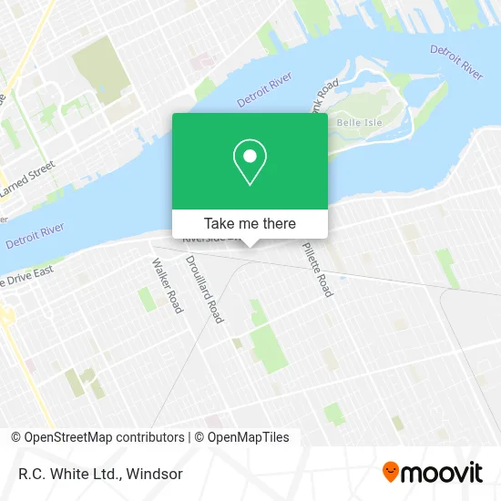 R.C. White Ltd. map