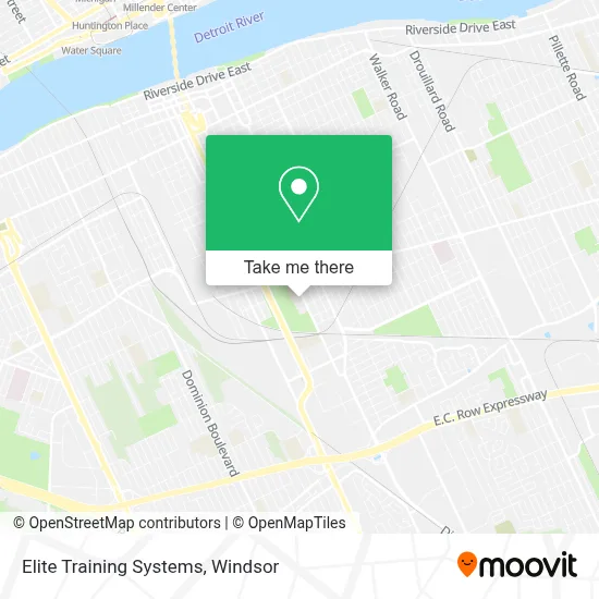 Elite Training Systems map