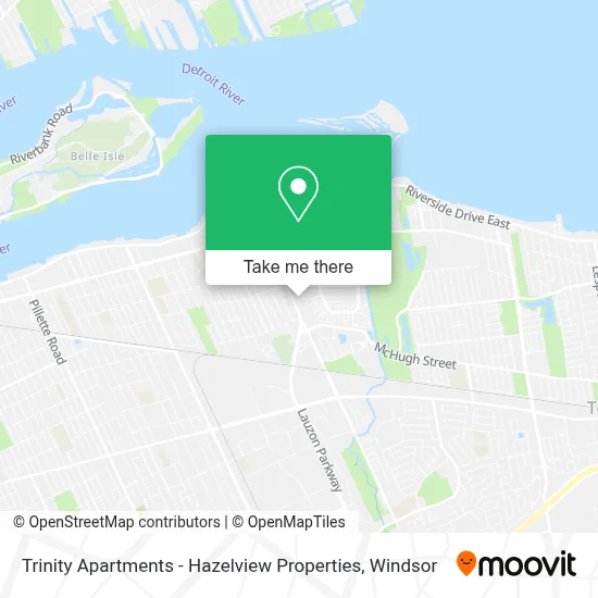 Trinity Apartments - Hazelview Properties map