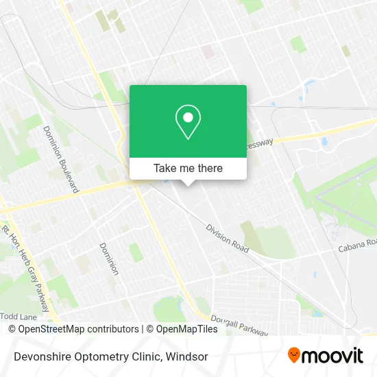 Devonshire Optometry Clinic map