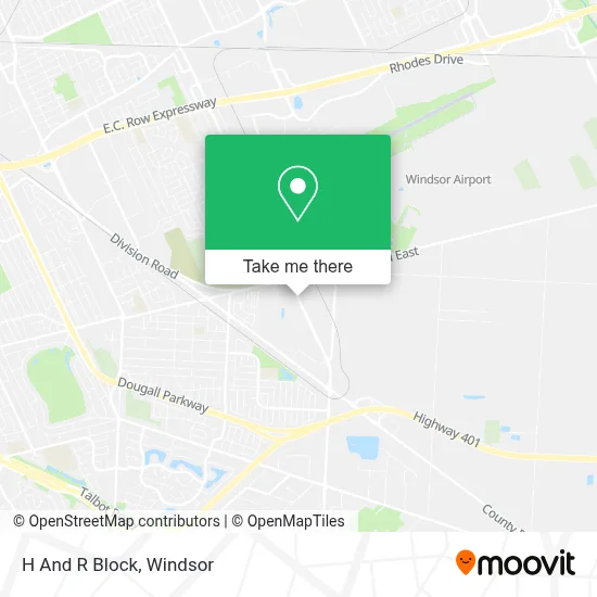 H And R Block map