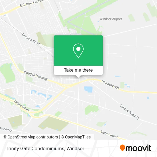 Trinity Gate Condominiums map