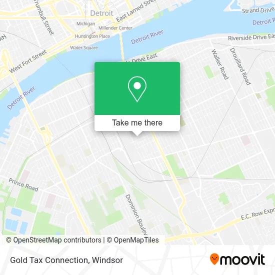 Gold Tax Connection map