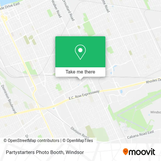 Partystarters Photo Booth map
