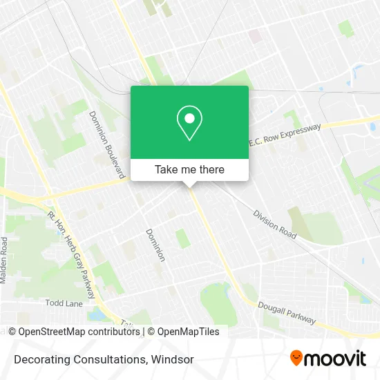 Decorating Consultations map