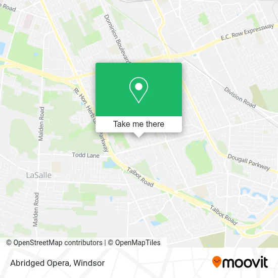 Abridged Opera map