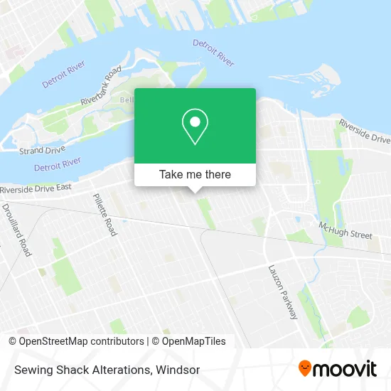 Sewing Shack Alterations map