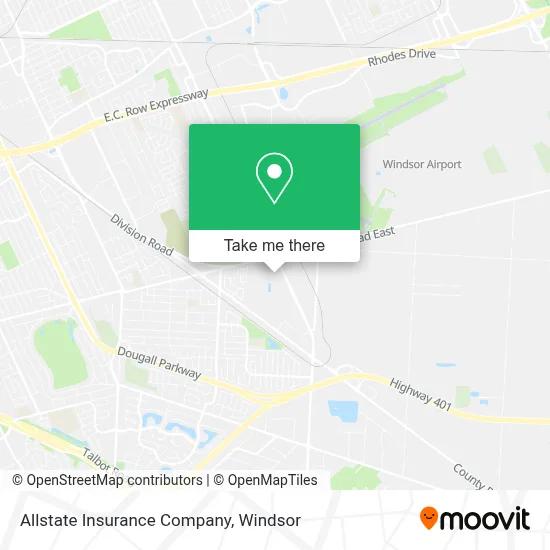 Allstate Insurance Company map