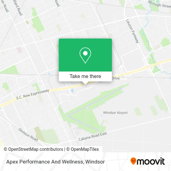 Apex Performance And Wellness map