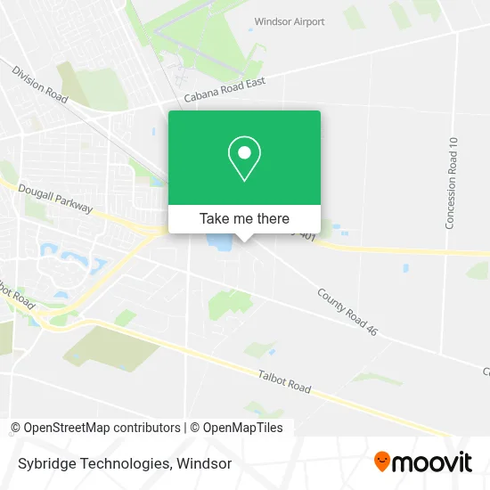 Sybridge Technologies map