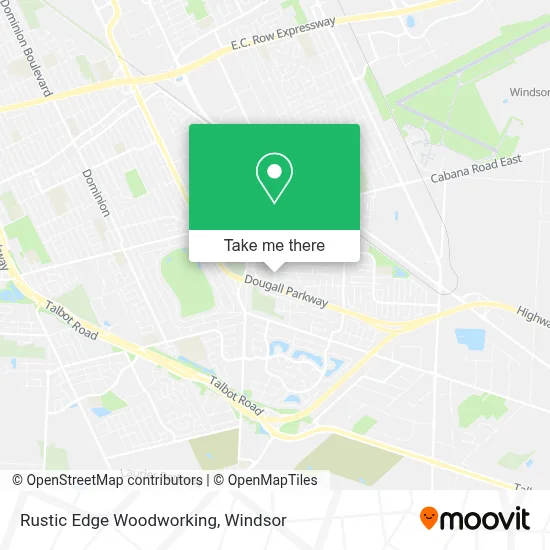 Rustic Edge Woodworking map