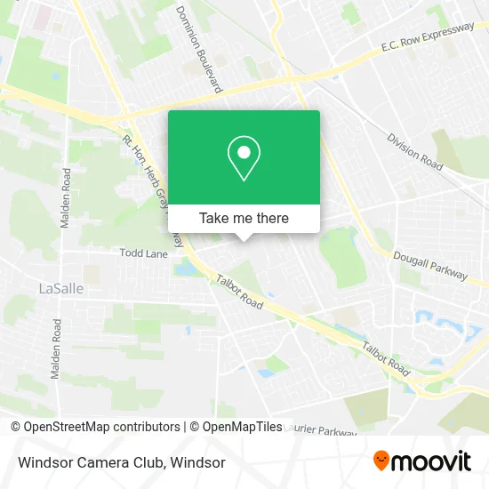 Windsor Camera Club map