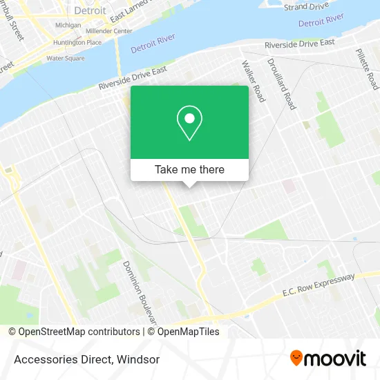 Accessories Direct map