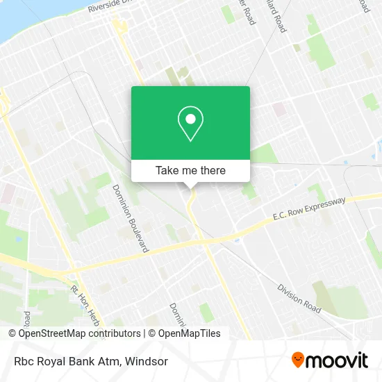 Rbc Royal Bank Atm map