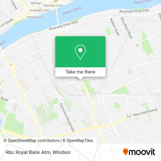 Rbc Royal Bank Atm map