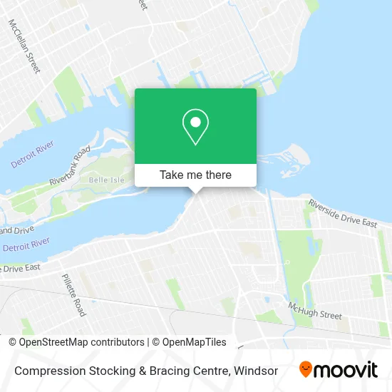 Compression Stocking & Bracing Centre map