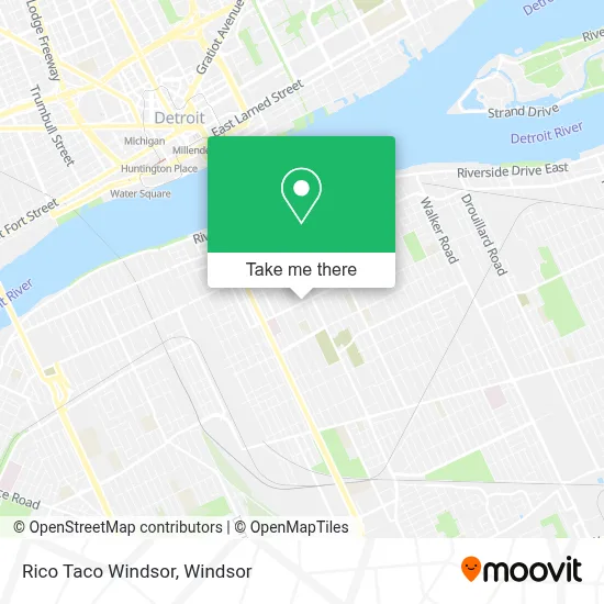 Rico Taco Windsor map