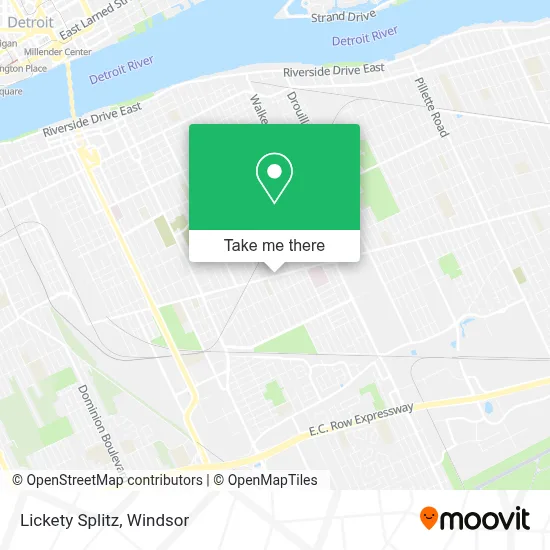 Lickety Splitz map