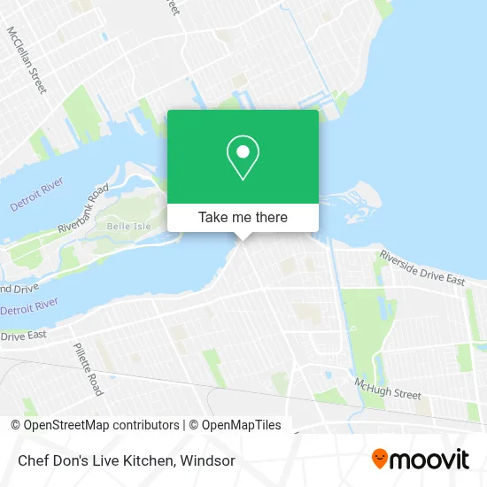 Chef Don's Live Kitchen map