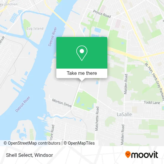 Shell Select map