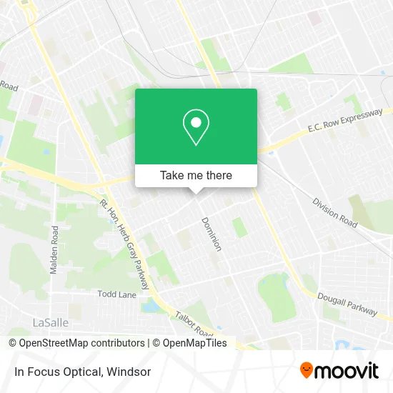 In Focus Optical map