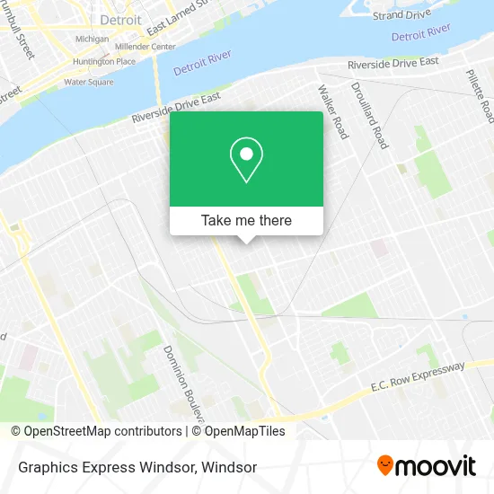 Graphics Express Windsor map