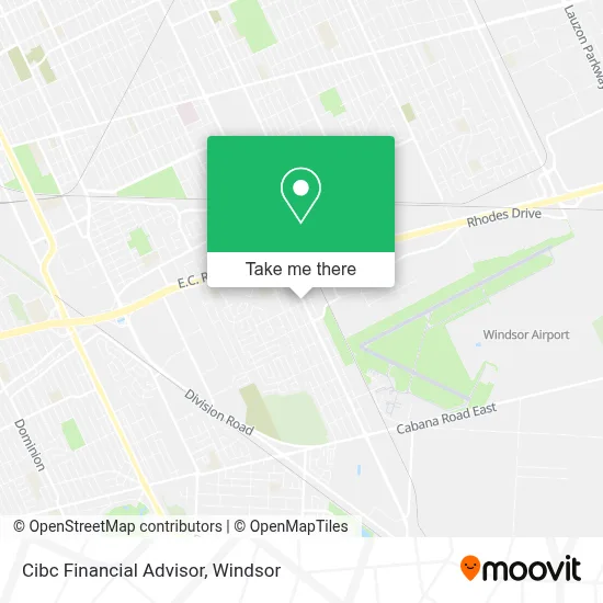 Cibc Financial Advisor map
