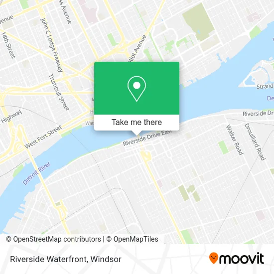 Riverside Waterfront map