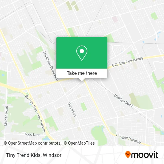 Tiny Trend Kids map