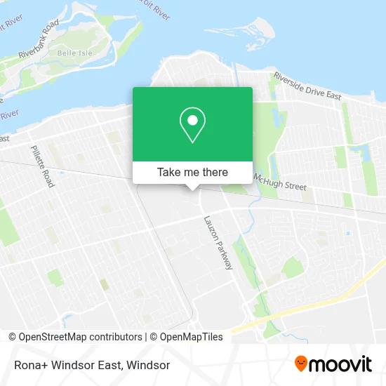 Rona+ Windsor East map