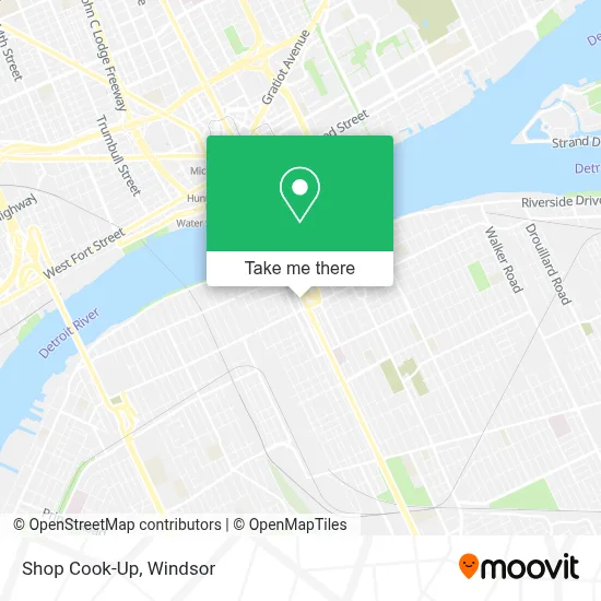 Shop Cook-Up map