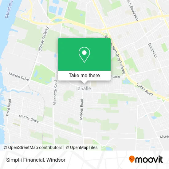 Simplii Financial map