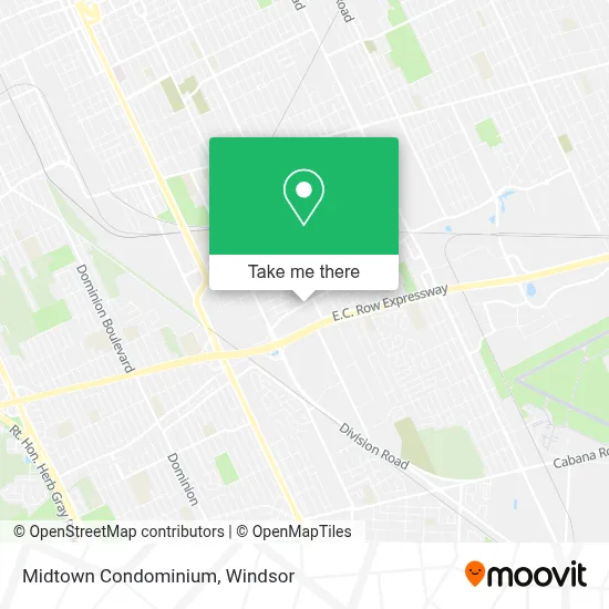 Midtown Condominium map
