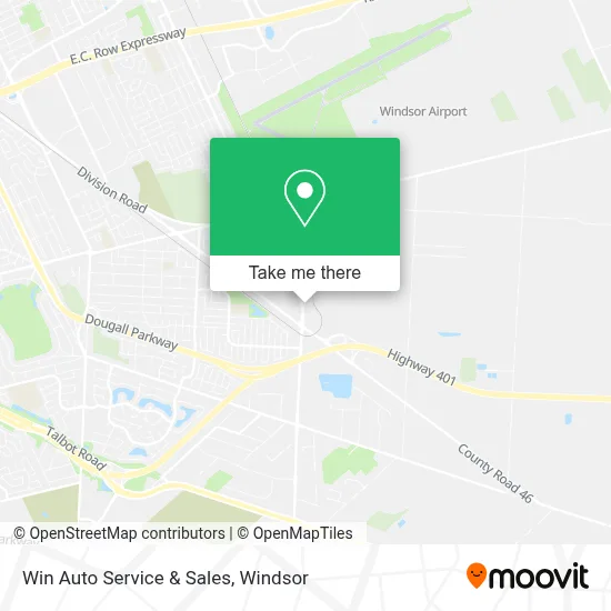 Win Auto Service & Sales map