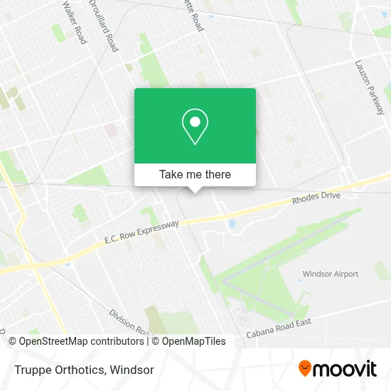 Truppe Orthotics map