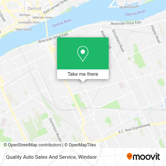 Quality Auto Sales And Service map