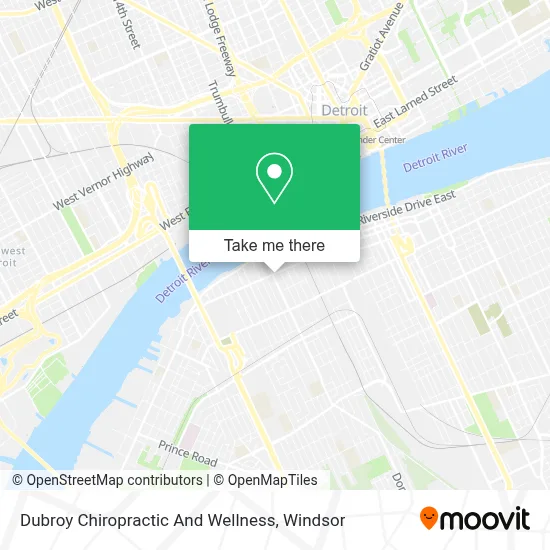 Dubroy Chiropractic And Wellness map