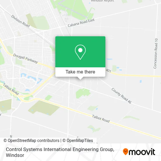 Control Systems International Engineering Group map