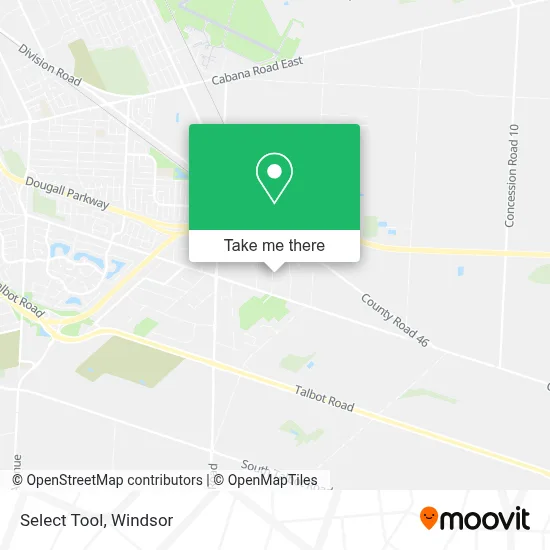 Select Tool map