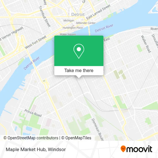 Maple Market Hub map