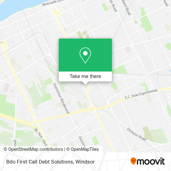 Bdo First Call Debt Solutions map